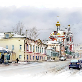 Москва Церковь Никиты Мученика на Старой Басманной, Город.
