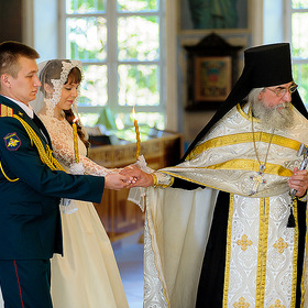Максим и Юлия.   Венчание.