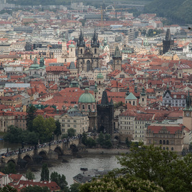 Прага с высоты...