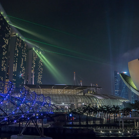 Лазерное шоу, Сингапур