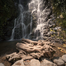Mirveti Waterfall In Sunny Day