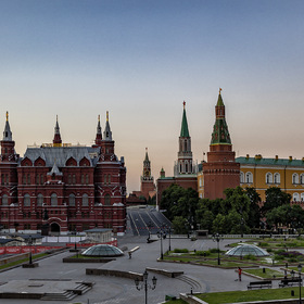 Москва рассветная