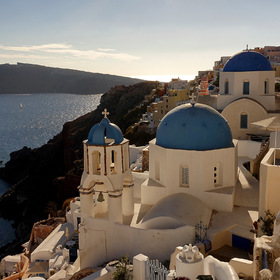 The famous church in Oia