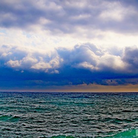 Ялта-море-облака