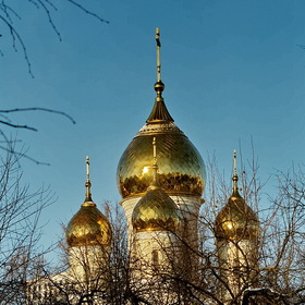 Купола Храма Матроны Московской