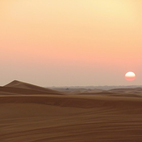 Пустынный закат
