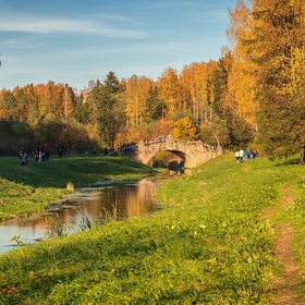 Осенью в Павловском парке