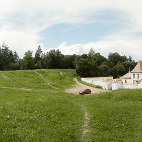 Гатчина, Приоратский дворец - части панорам...