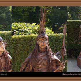 Statues en Marche, L'indienne de Bronze.