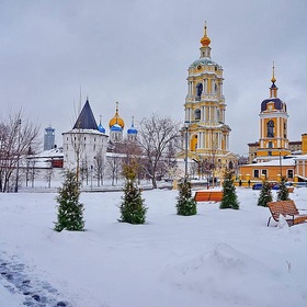 Новоспасский монастырь в Москве.