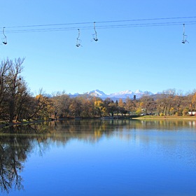 Городское озеро в Нальчике.