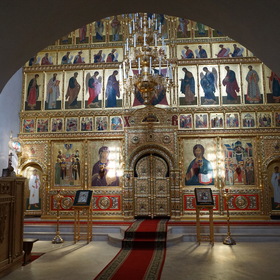 Иконостас в русской церкви