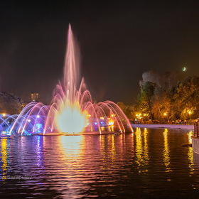 Светомузыкальный фонтан в Хабаровске