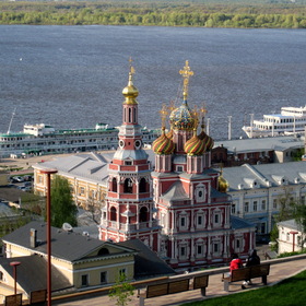 Нижний Новгород,  Рождественская, Строгановская церковь