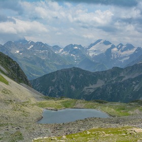 Озеро Белореченское и самые высокие вершины Архыза