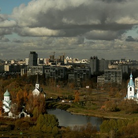 В Пулковском парке (панорамы)