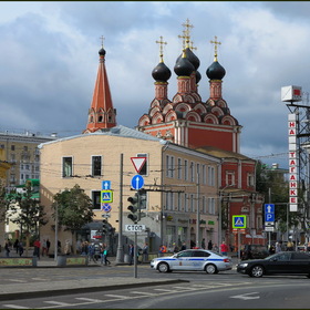 Москва,центр и театр на таганке.