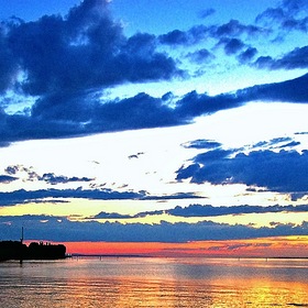 Закат на Боденском озере