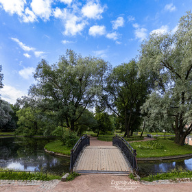 Летний денек в Юсуповском саду. Панорама