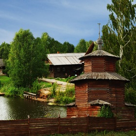 Кострома . Музей деревянного зодчества.