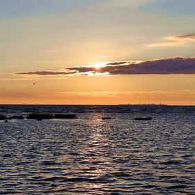 Закат на Финском заливе