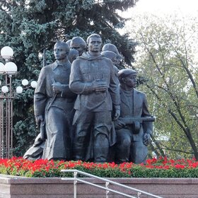 Мемориал на площади Победы - группа ПРОВОДЫ DSCF2048-1м