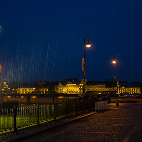 ночной дождь в Питере