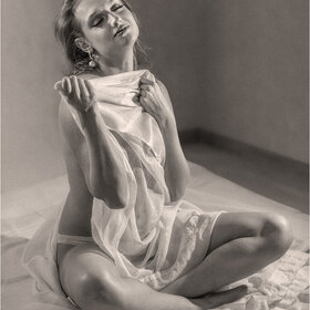 Актриса Елизавета Шпак. Из серии "Утро".