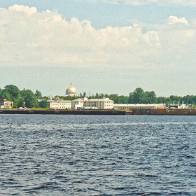 Вид на Кронштадтский порт с запада