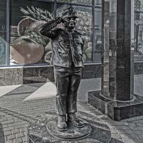 Скульптура "Бравый солдат Швейк"