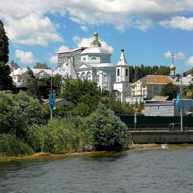 Алексеево - Акатов монастырь. Вид со стороны реки Воронеж