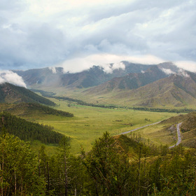 Горный Алтай.  Перевал Чике-Таман.