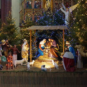 Рождественский вертеп в базилике в Рыбнике ....